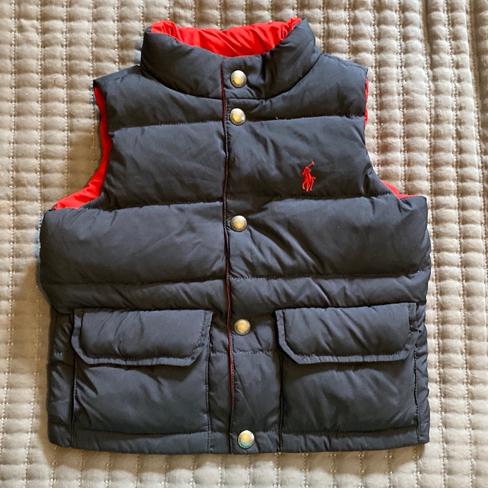 Ralph Lauren Puffy Vest - Reversible